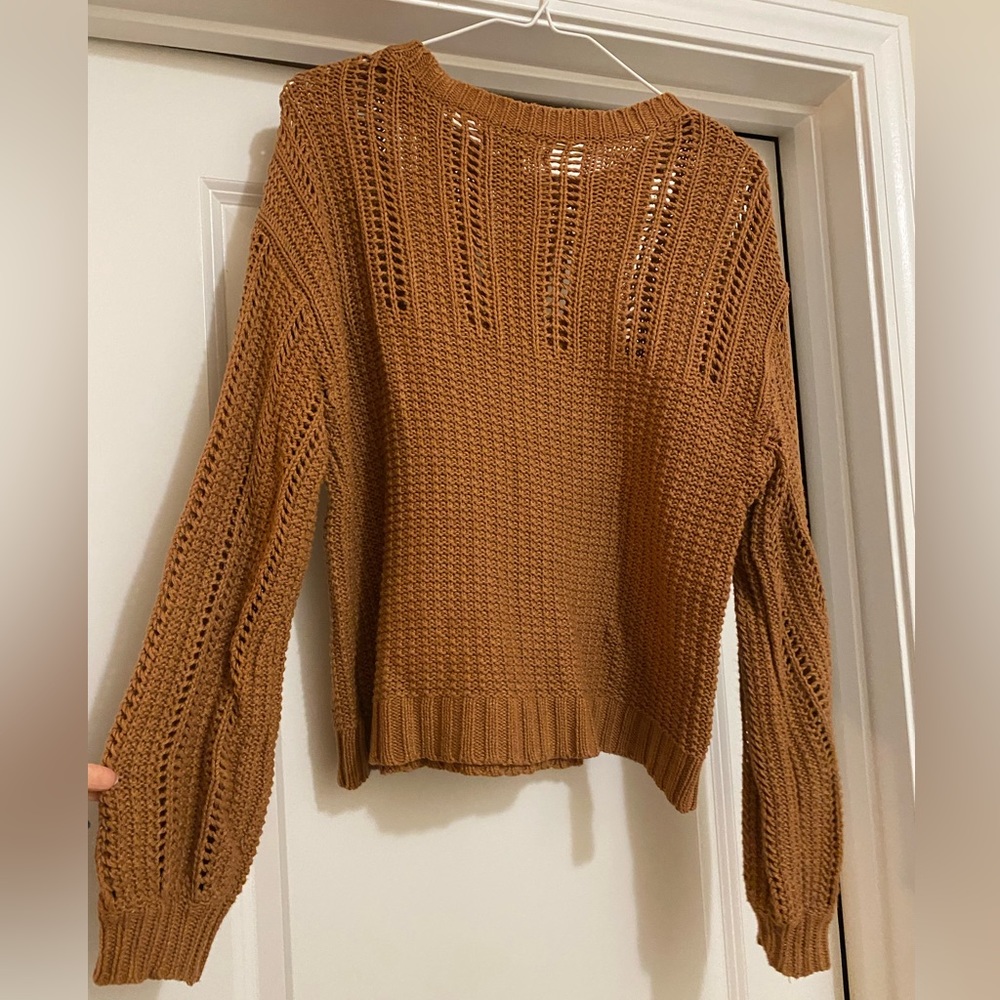 Burnt orange knit sweater
